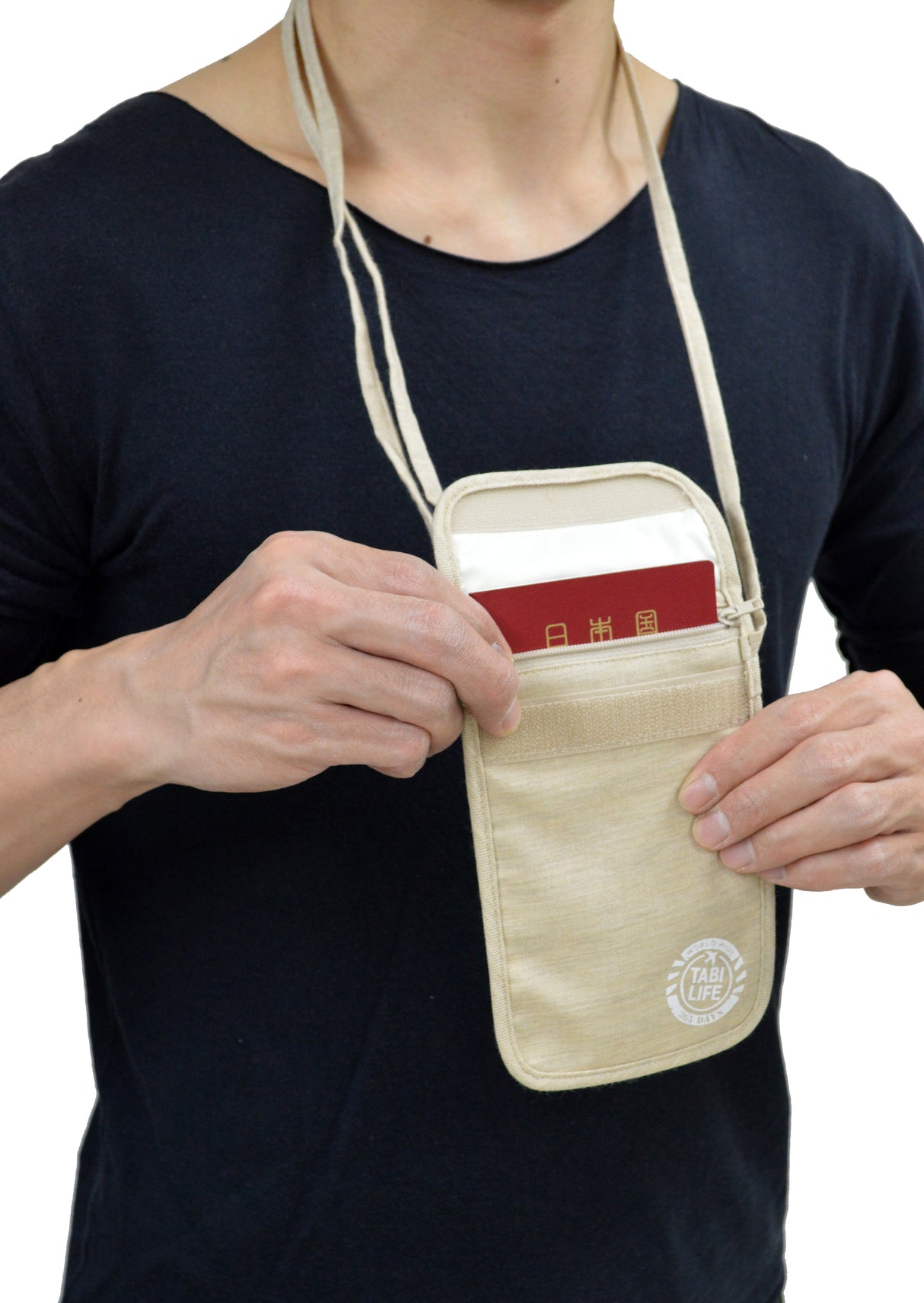 Tabilife Travel Valuables Bag Neck Type