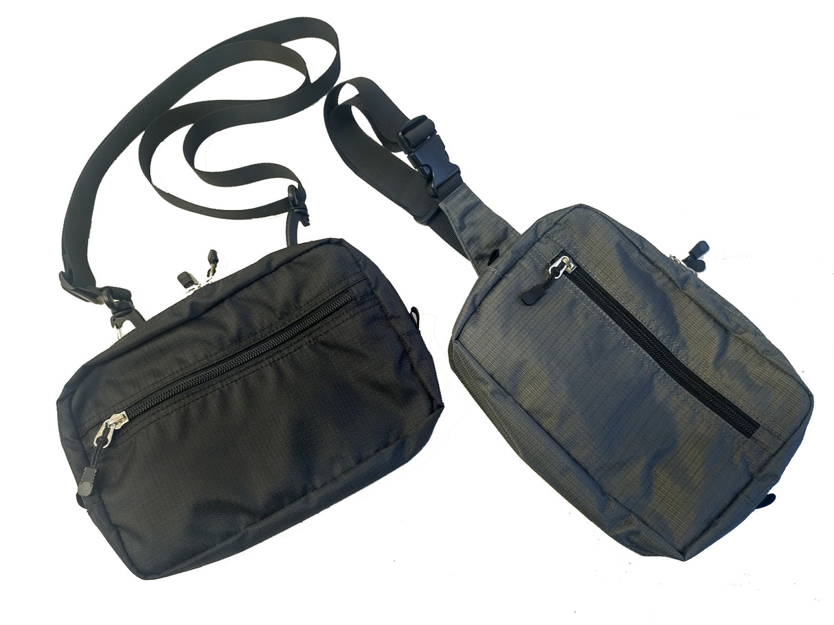 4-way multi-shoulder bag that automatically separates coins and bills